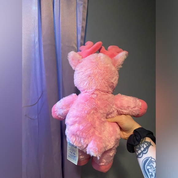 Pink Reindeer Build a Bear - Picture 4 of 4